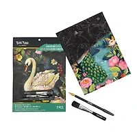 Brea Reese™ 9" x 12" Magical Forest Scratch Art Paper Pad