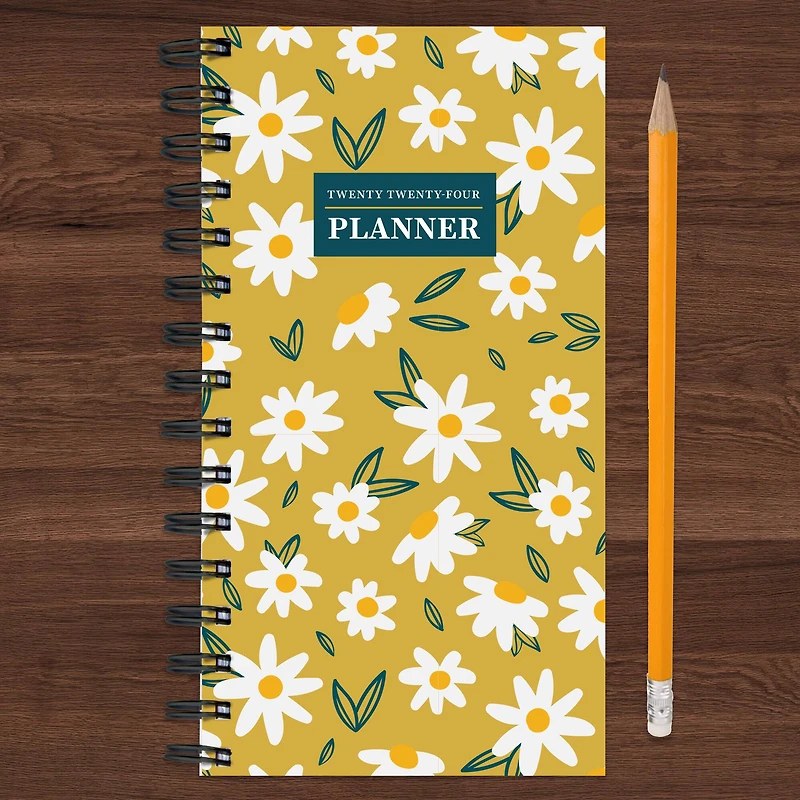 TF Publishing 2024 Daisy Days Small Weekly Monthly Planner