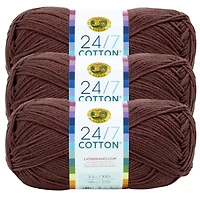 3 Pack Lion Brand® 24/7 Cotton® Yarn