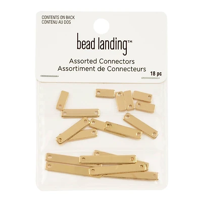 12 Packs: 18 ct. (216 total) Assorted Connector Bars by Bead Landing™