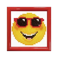 Diamond Dotz® Beginner Smiling Face with Frame Diamond Facet Art Kit