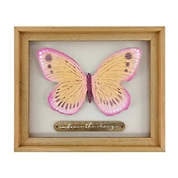 3D & Yellow Butterfly Wall Décor by Ashland
