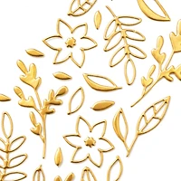 Gold Flower Puffy Stickers by Recollections™