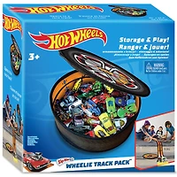 Tara Toy ZipBin Hot Wheels Wheelie Track Pack & Racetrack Mat