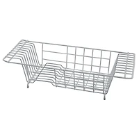 Kitchen Details Gray Over the Sink Dish Rack