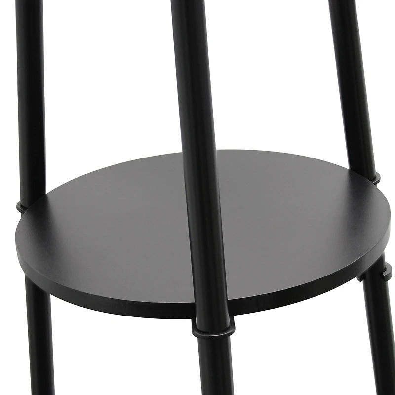 Simple Designs 62.5" Tripod 3 Tier Floor Lamp