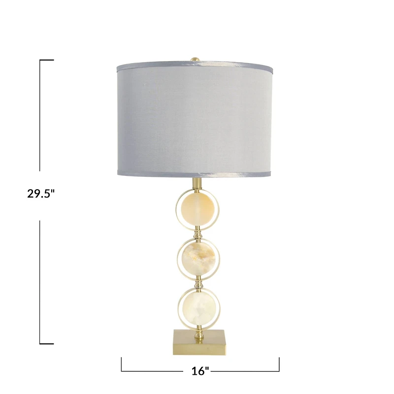 Hello Honey® 30" Marble & Metal Table Lamp