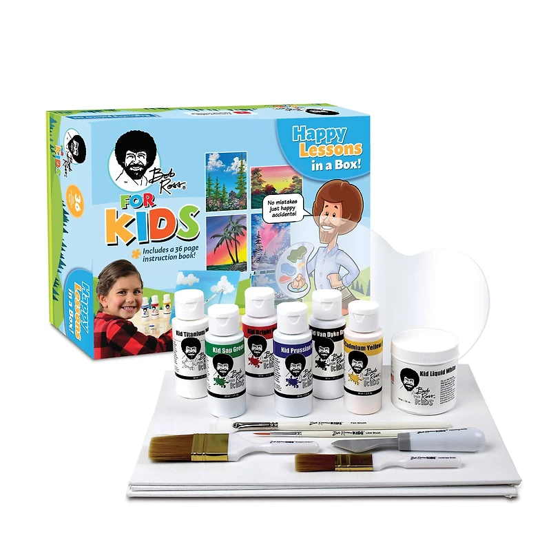 Bob Ross For Kids™ Happy Lessons in a Box Set