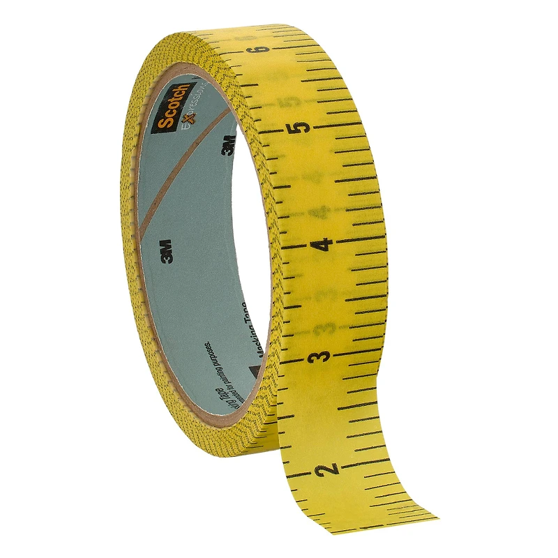 12 Pack: Scotch® Expressions Yellow Ruler Masking Tape