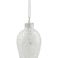 6.25" Clear Glass Winter Icicle Ornament