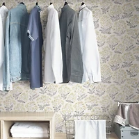 NuWallpaper Yellow Wethersfield Peel & Stick Wallpaper