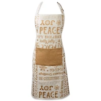 DII® Gold Christmas Collage Chef Apron