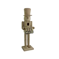 14" Soldier with Countdown DIY Pinewood Nutcracker by Make Market®