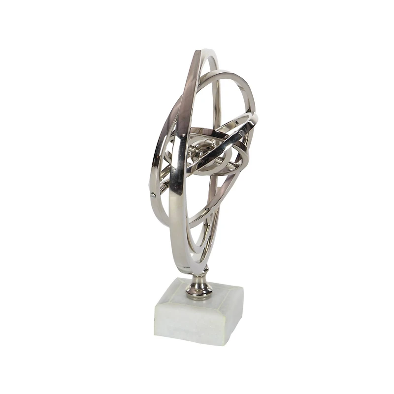 13" Glam Silver Armillary Table Accent