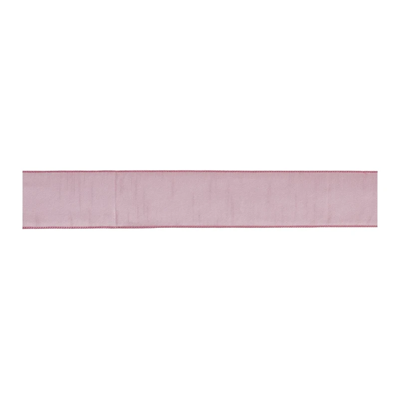 2.5" x 10yd. Blush Pink Wired Ribbon, 2ct.