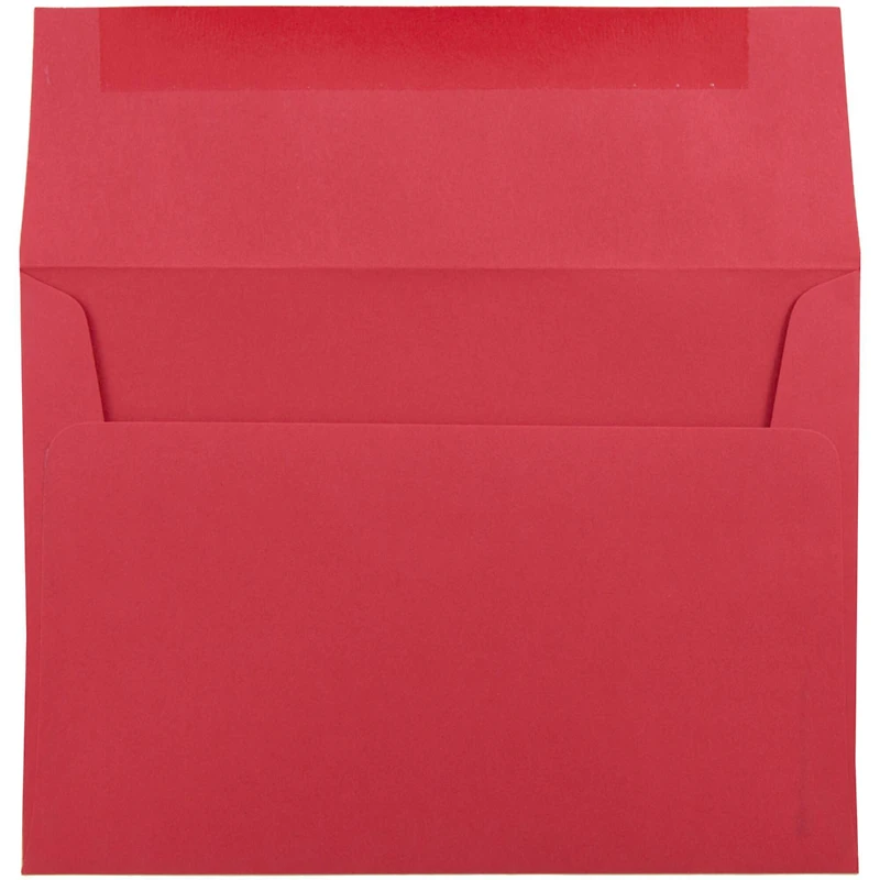 JAM Paper A7 Red Invitation Envelopes