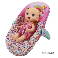 509 Crew Baby Alive Pink and Rainbow Deluxe Doll Car Seat