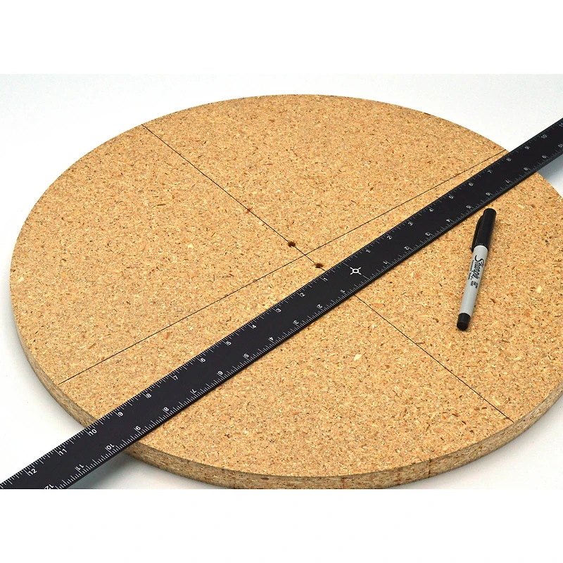 Dritz Home 36" Matte Black Anodized Aluminum Straight Edge