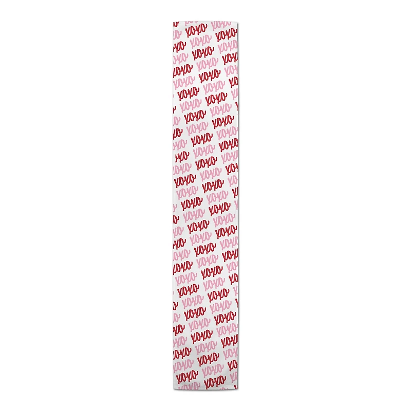 90" XOXO Valentine's Day Table Runner