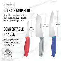 Farberware Precise 3-Piece Utility Knife Set