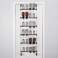 Organize It All 12 Pair Over the Door Shoe Rack