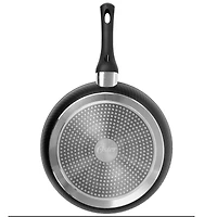 Oster Kono 11'' Black Aluminum Nonstick Frying Pan