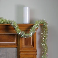 12ft. Starburst Iridescent & Gold Christmas Tinsel Garland