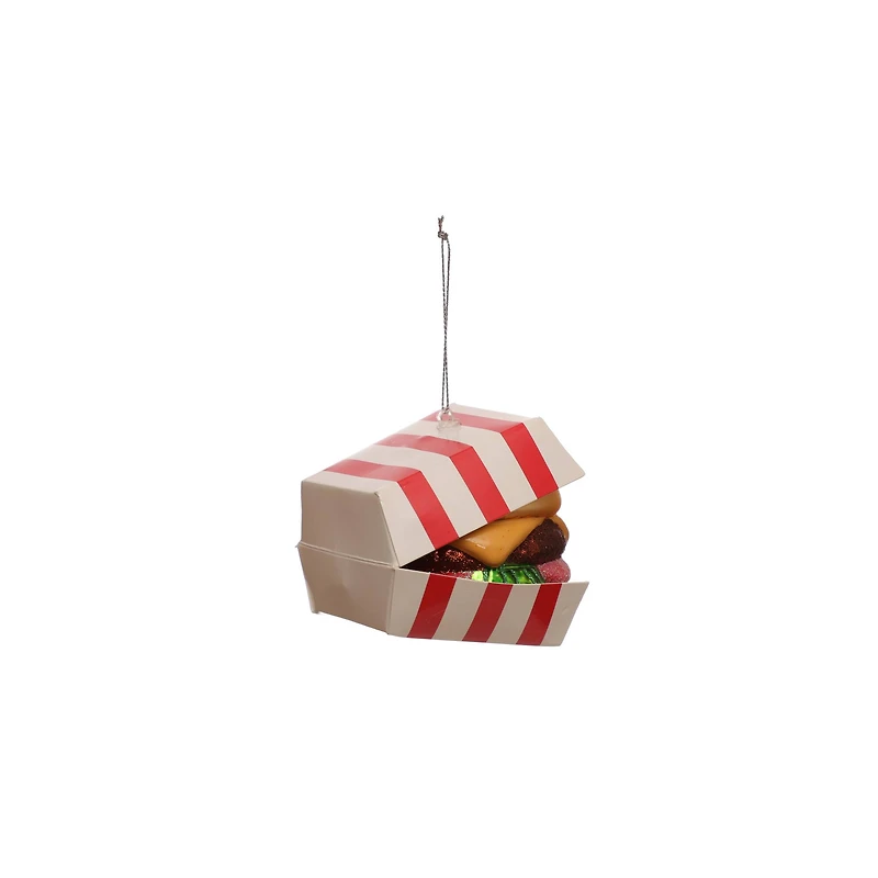 3.25" Cheeseburger Glass Ornament by Ashland®