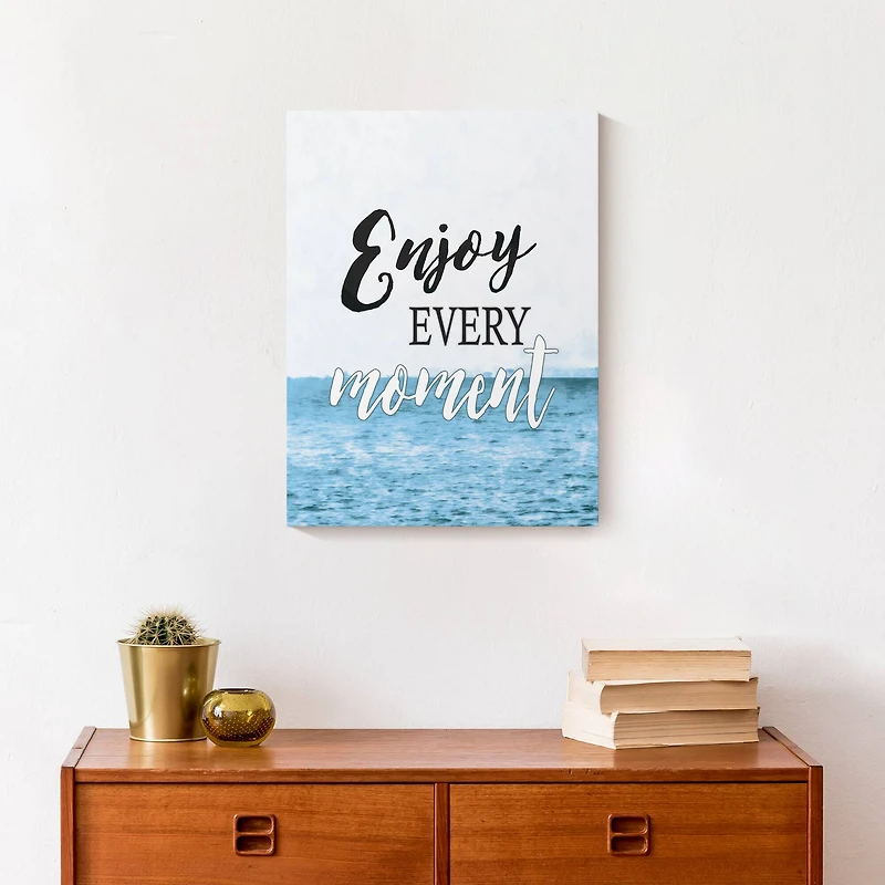 Enjoy Every Moment 12" x 16" Canvas Wall Art