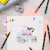 Tombow Teatime Dual Brush Pen Set