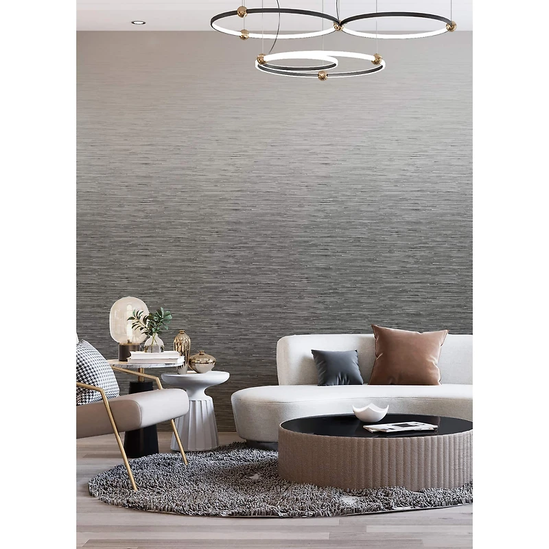 Katie Hunt Light Gray Ombre Mist Wall Mural