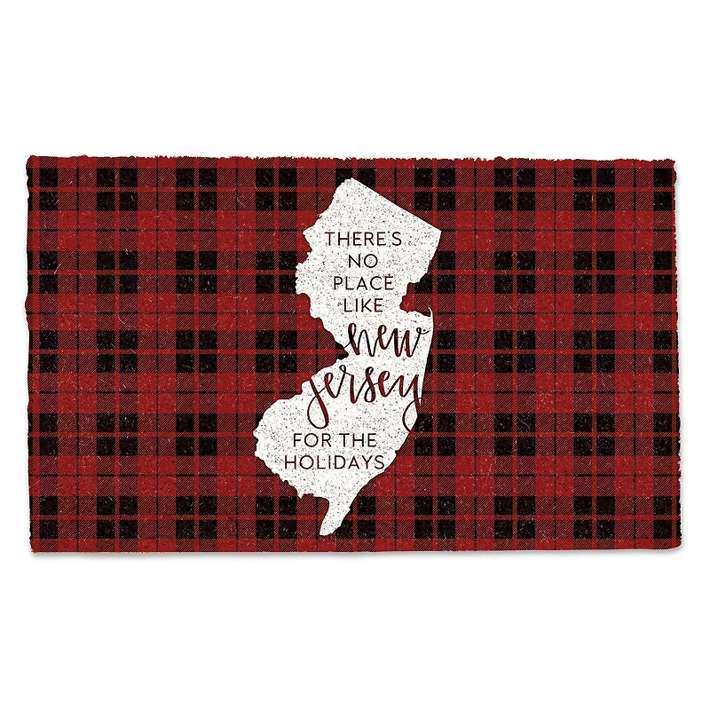 New Jersey for the Holidays Doormat