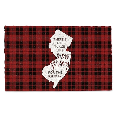 New Jersey for the Holidays Doormat