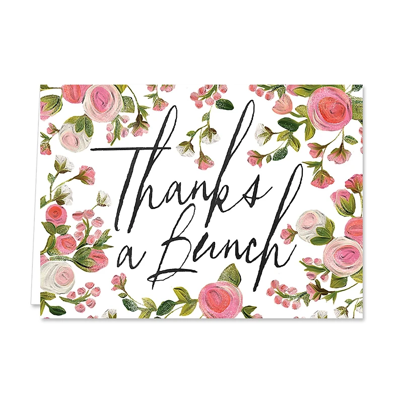 Hortense B. Hewitt Co. Chalkboard Floral Thank You Cards