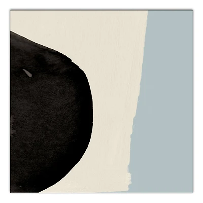 Touch Of Blue Abstract 30" x 30" Canvas Wall Art