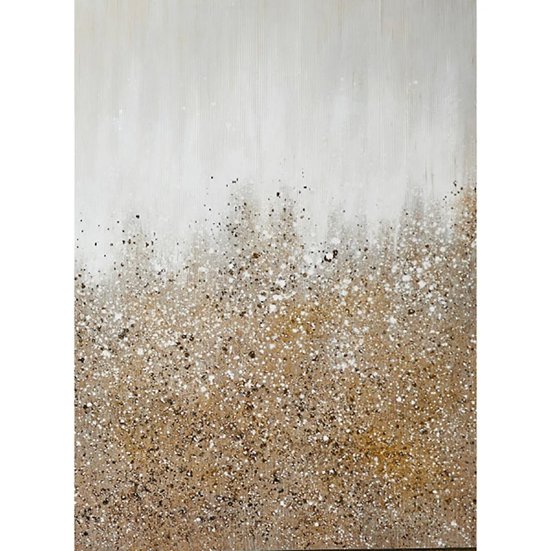 CosmoLiving by Cosmopolitan Gold Contemporary Abstract Wall Art Set