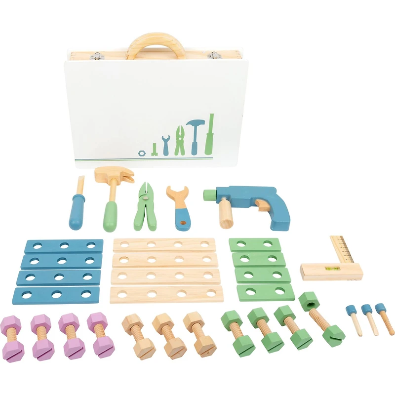 Small Foot Wooden Toys Premium Nordic Toolbox Playset