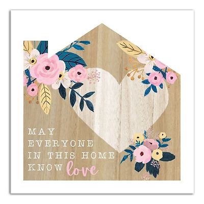 Love in this Home 16" x 16" Canvas Wall Art