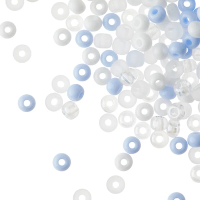 12 Pack: John Bead Glacier Czech Glass Seed Beads, 6/0