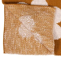 Hello Honey® Yellow Flower Prints Cotton Knit Baby Blanket