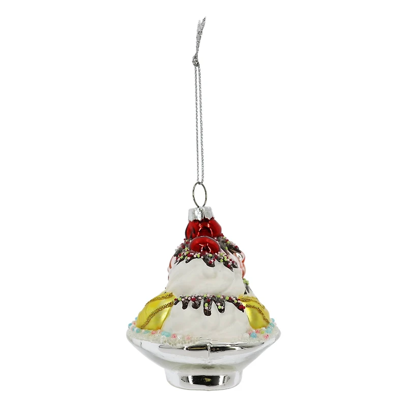 4.5" Glass Banana Split Ornament by Ashland®