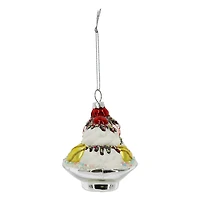 4.5" Glass Banana Split Ornament by Ashland®