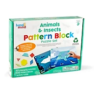Hand2mind® Animals & Insects Pattern Block Puzzle Set