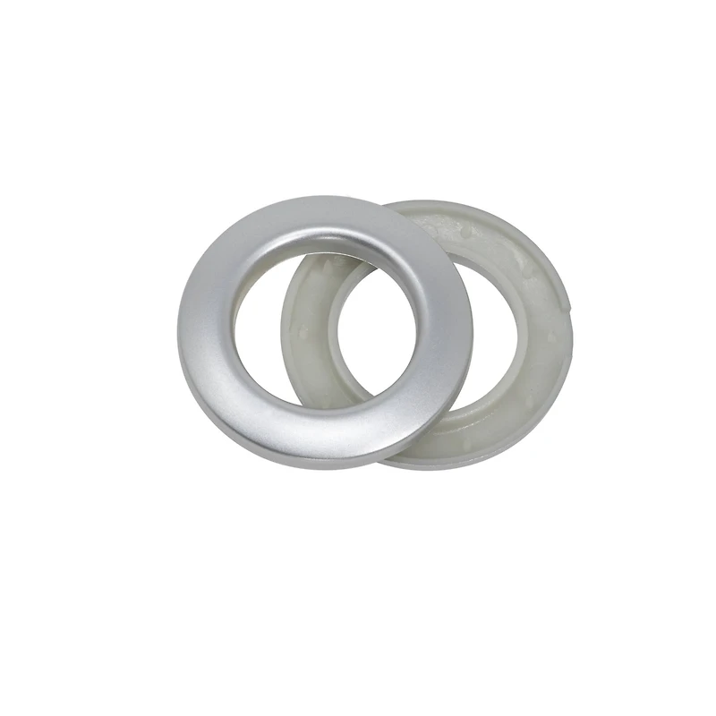 Dritz® Home Brushed Silver 1" Curtain Grommets, 8ct.