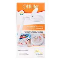 Ottlite Space-Saving LED Magnifier Desk Lamp