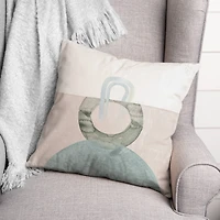 Chic Urban Abstract II 18" x 18" Throw Pillow