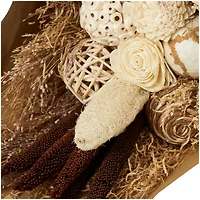 Beige Dried Mixed Foliage Arrangement