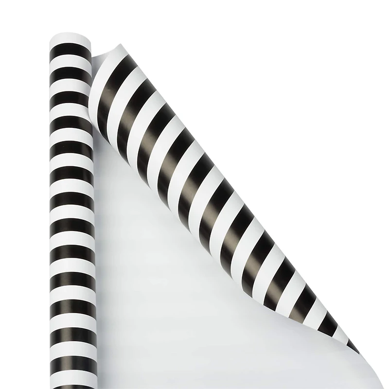JAM Paper Striped Gift Wrap