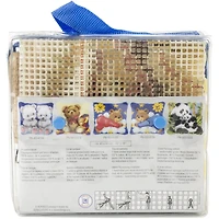 Vervaco Bear Cub with Heart Cushion Latch Hook Kit