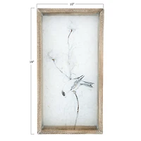 Hello Honey® 19" Wood Shadowbox Frame Birds on Branches Wall Décor, 2ct.